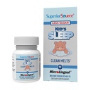 Superior Source Kid's Sleep clean Melts - Premium sleep suppless for children - 包含梅拉托宁,L-Theanine & GABA - 少糖 - 非GMO,无糖 - 90 微液化即时溶解熔炉