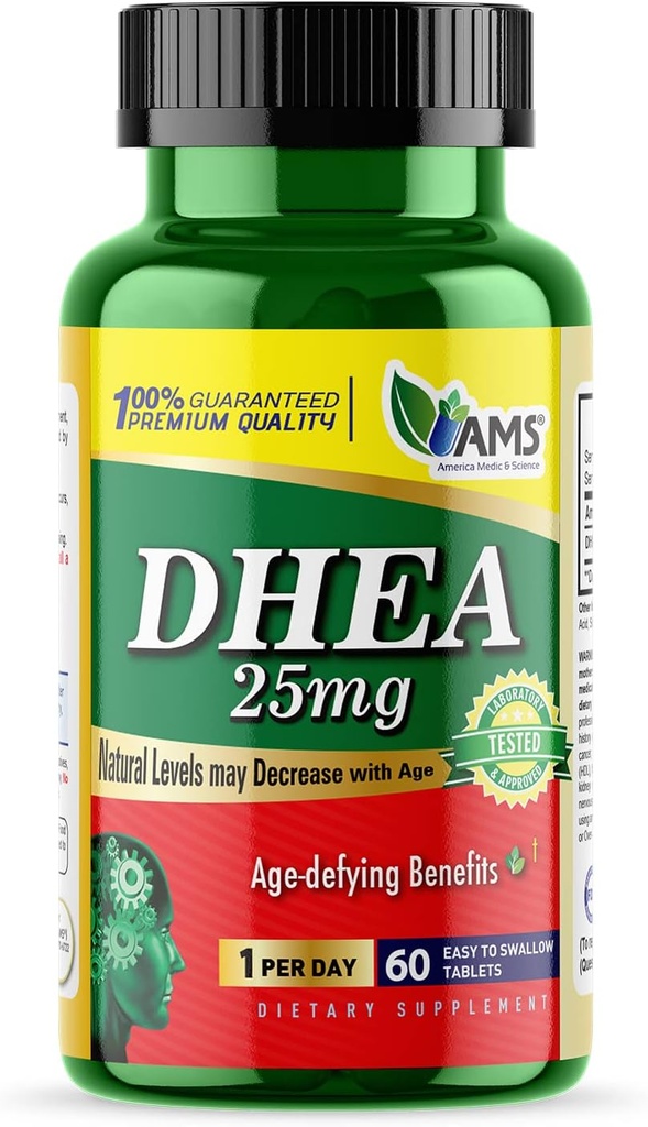 美国医疗与科学DHEA 25毫克(60片) =================================================================================================================================================================================================================================================