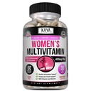 Kaya Naturals Women's Multivitamin, 总体健康抗氧化剂,以及免疫支持,维生素A, D, C, E, Biotin, Folic Acid, & 多矿物质, 能量和代谢体维生素补充60 计数