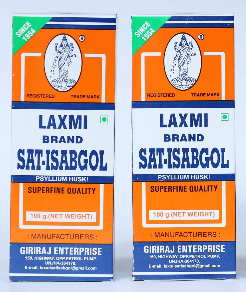 Laxmi Brand Sat Isabgol Laxmi Psyllium Husk Sat Isabgol (100g)