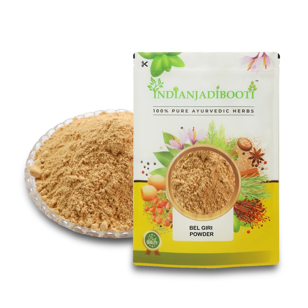 IndianJadiBooti Bael Pulp Powder | Stone Apple (Aegle Marmelos) | Natural Gut Cooler & Digestion Regulator | Ideal for Summer Sharbat, IBS & Stomach Acid | Wood Apple Fruit | 900g Pack