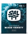 SALTT 电解石粉包,所有事物混合品种包(15包) - 镁,钾,钠,痕量矿物 - Vegan & Gluten Free - 旅行要点 - 在美国制造