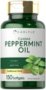 Carlyle Peppermint Oil Capsules 150 软胶 草药补充剂 → Non-GMO, Gluten Free