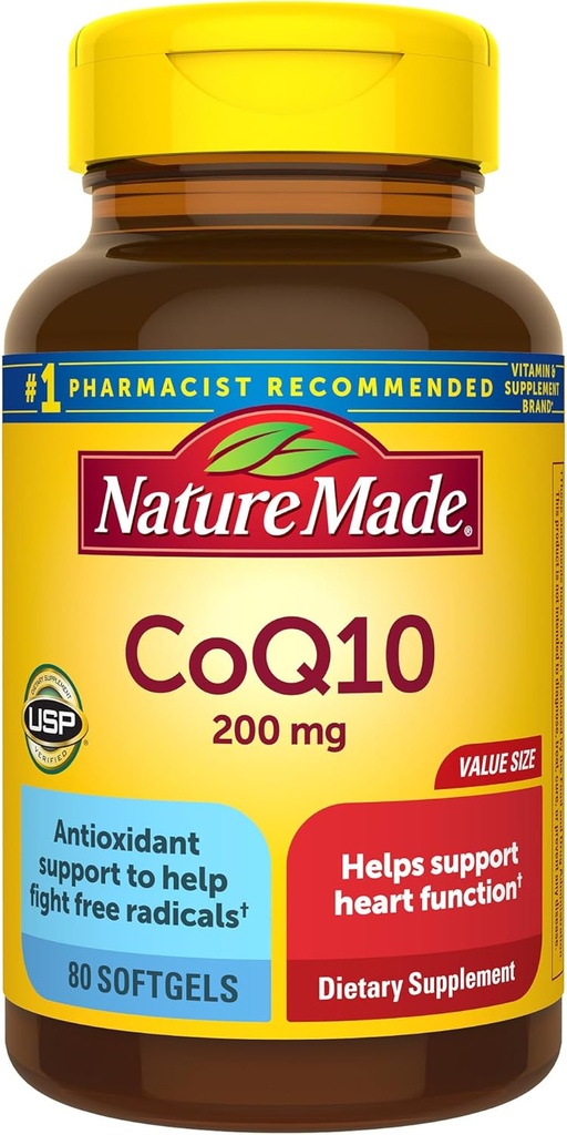 天然制造CoQ10 200毫克80毫克软胶