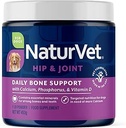 NaturVet Calcium-Phosporus for Dogs, 支持坚固与健康的骨骼, 用基本矿物和维生素D增强, 无色, 16 Oz