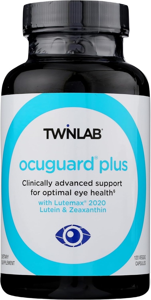 Twinlab Ocuguard Plus - 配有锌,维生素A,C & D的眼部补充剂 - 120 Veggie Capsules