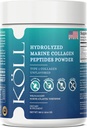 KÖLL Marine Collagen Peptides Powder (300g) Unflavored Sugar-Free Collagen for Women & Men, 10,000mg Hydrolyzed Supplement, Wild-Caught Sourced, Non-GMO, 0% Preservatives Type 1 for Bone & Skin Health