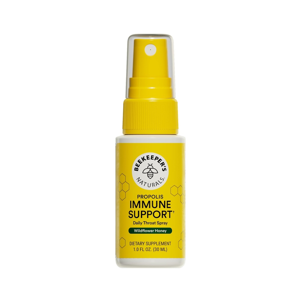 (原始内容存档于2017-03-03). Propolis Throat Spray by Bekeer's Naturals - 95% Bee Propolis 提取,天然免疫支持 & Sore Throat Relief - 抗氧化剂, Keto, Paleo, Gluten-Free (1.0 oz)(第1页)