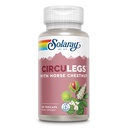 SOLARAY CircuLegs 配有马栗抽取、Gotu Kola、屠夫扫帚和更多、循环和蔬菜支持健康腿,60天保障、实验室验证(30 Servi、60 Veg Caps)