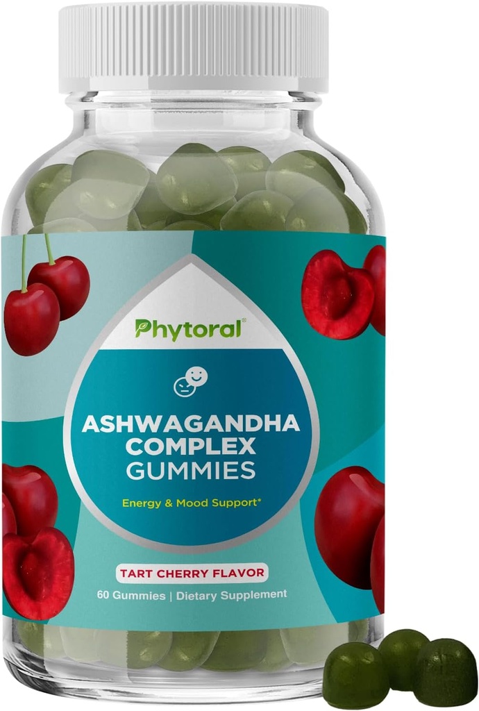 使Ashwagandha Gummys的男子和妇女平静下来 -- -- 750毫克,从30:1根抽取锌和维生素D开始 -- -- 为成年人提供味觉适应性应激素,以获得能量和混合支持(60次服务)