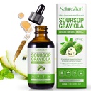 Soursop Graviola液滴 - Soursop Bitters 液滴 - Soursop 叶片提取 - 天然抗氧化剂 - 细胞支持和再生 - Imune Boost - 放松 - 肝脏和睡眠 (1)