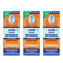 Laxmi Sat Isabgol Psyllium Husk Powder-600 gm | For Constipation Relief & Gut Health | High Fiber Supplement | Supports Easy Bowel Movement, Digestive Wellness & Bloating Relief | 200 gm (Pack of 3)