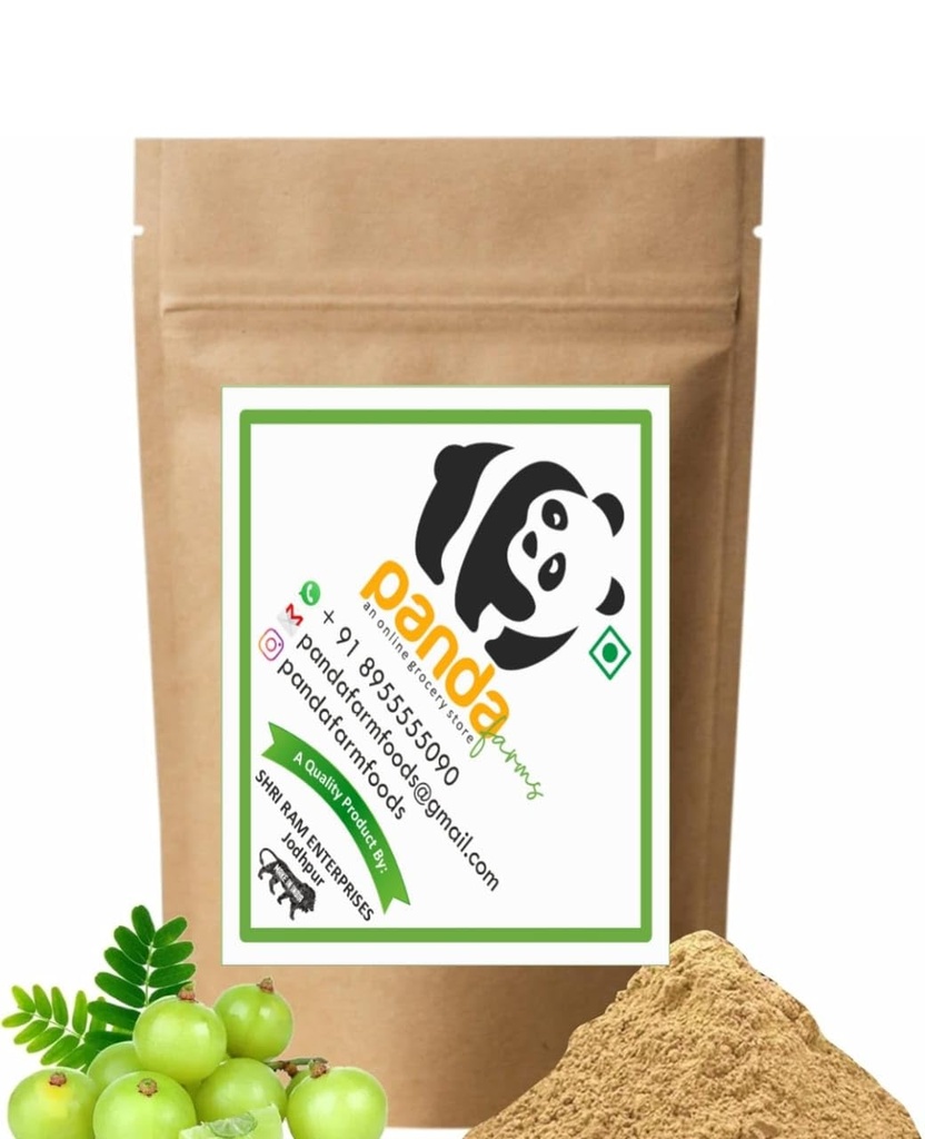 Panda Farms Amla Powder for Skin & Hair Care,Pure & Natural (300 GM)
