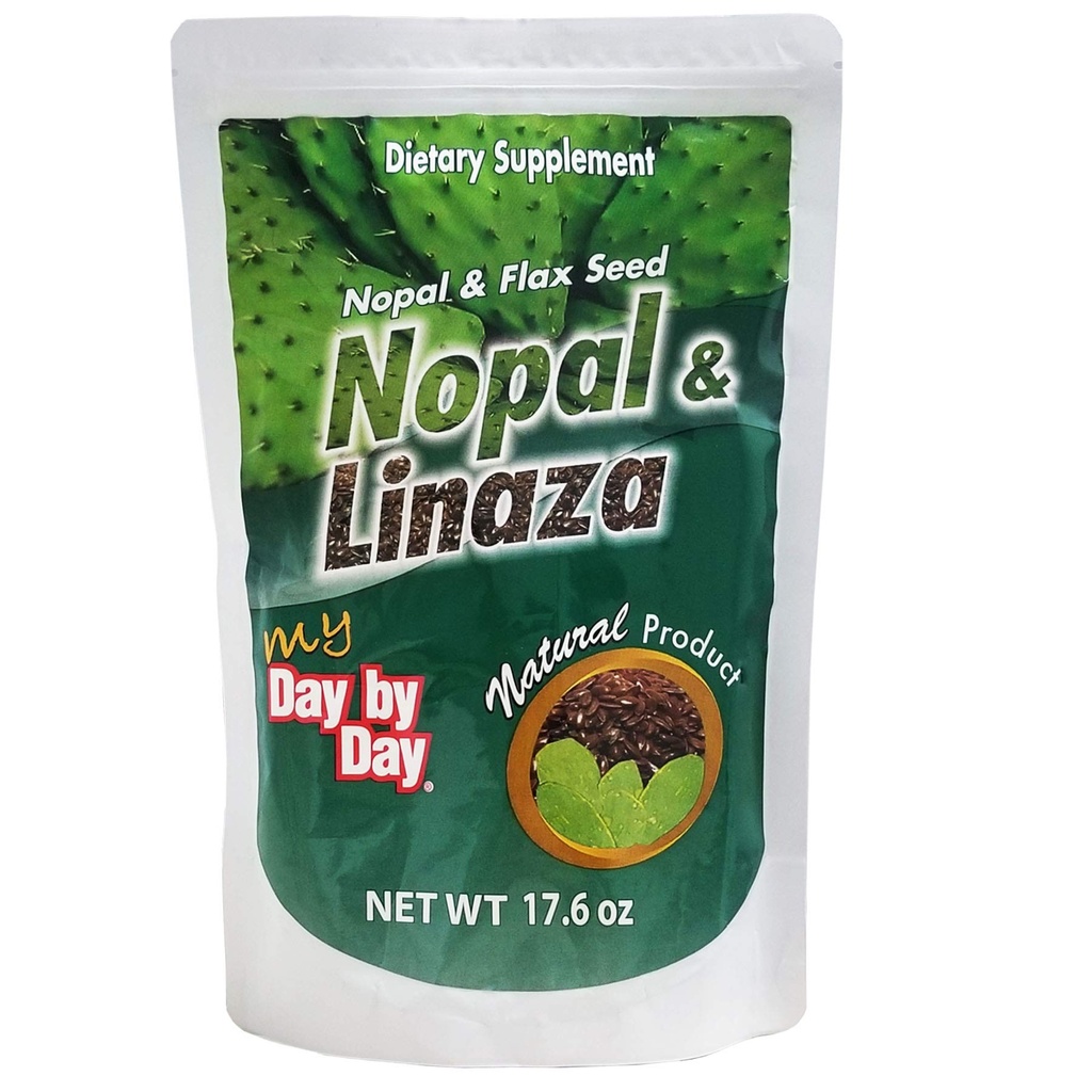 日复一日,Nopal和Flax种子,天然纤维,17.6 Oz, Bag