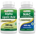 最佳天然物 Alpha Lipoic酸300毫克和NAC 600毫克
