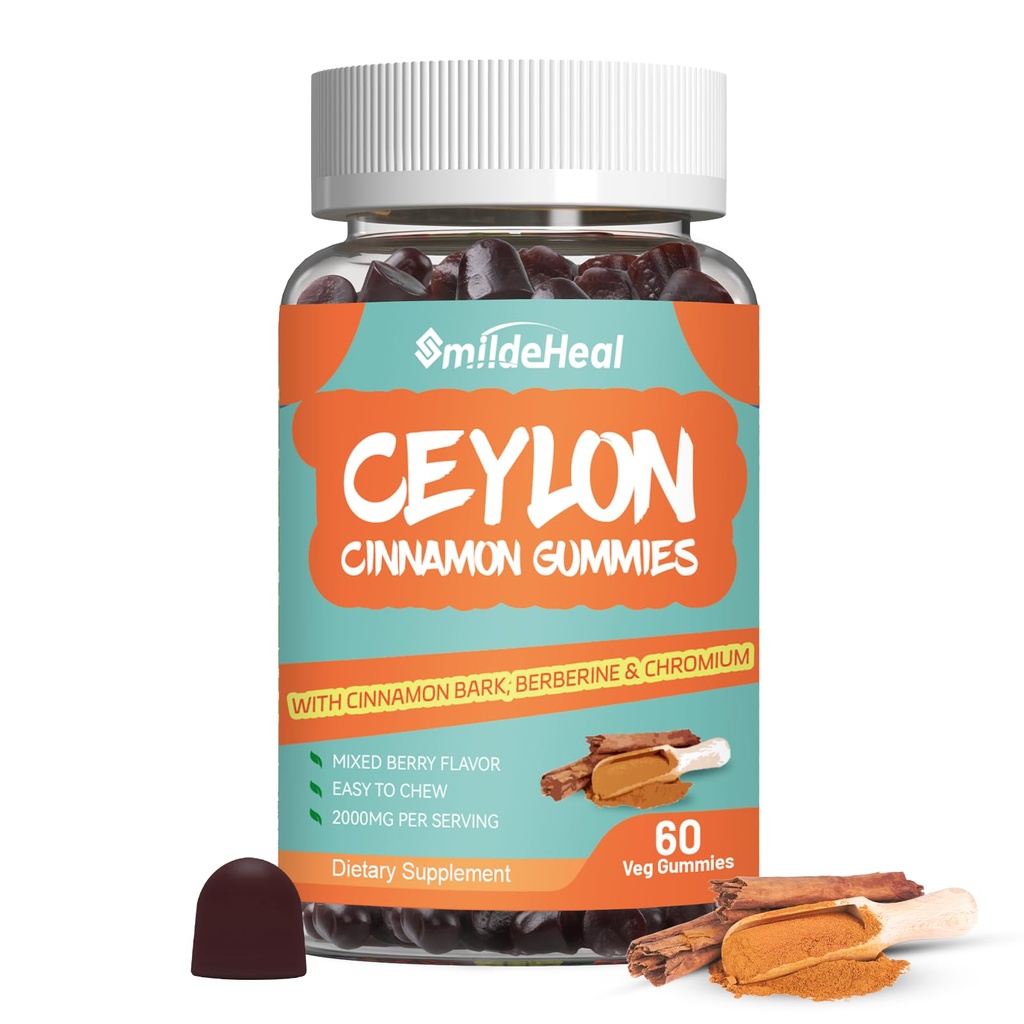 糖无锡桂花果2000MG,桂花增产品有铬和桂花巴克,维干,非GMO,Gluten Free,60 Gummys.