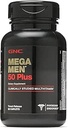 GNC Mega Men 50 Plus Daily multivitamin for Men 支持记忆功能,前列腺,以及心脏健康 QQ 60 Count