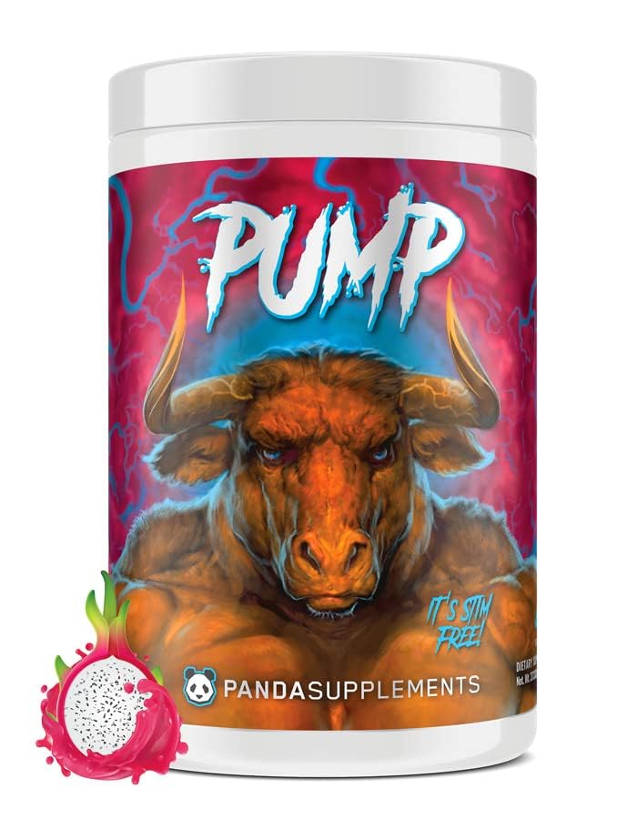 地下生物实验室 熊猫 Supps Pumps, 预选工作, No-Clump公式 w/10G L-Citrulline Malate, Alpha GPC, Lions Mane, CognatiQTM, VasoDrive-AP® 40 Scoops (彩虹龙果)