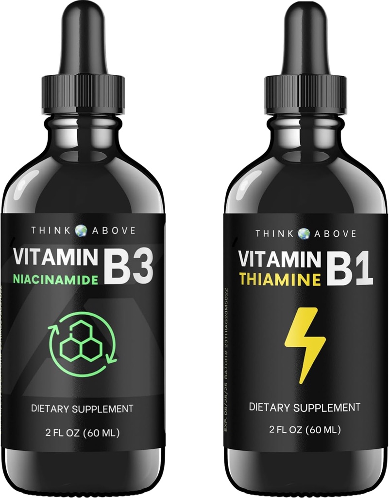 液体维生素B3 + 液体维生素B1-2oz 每瓶60毫升