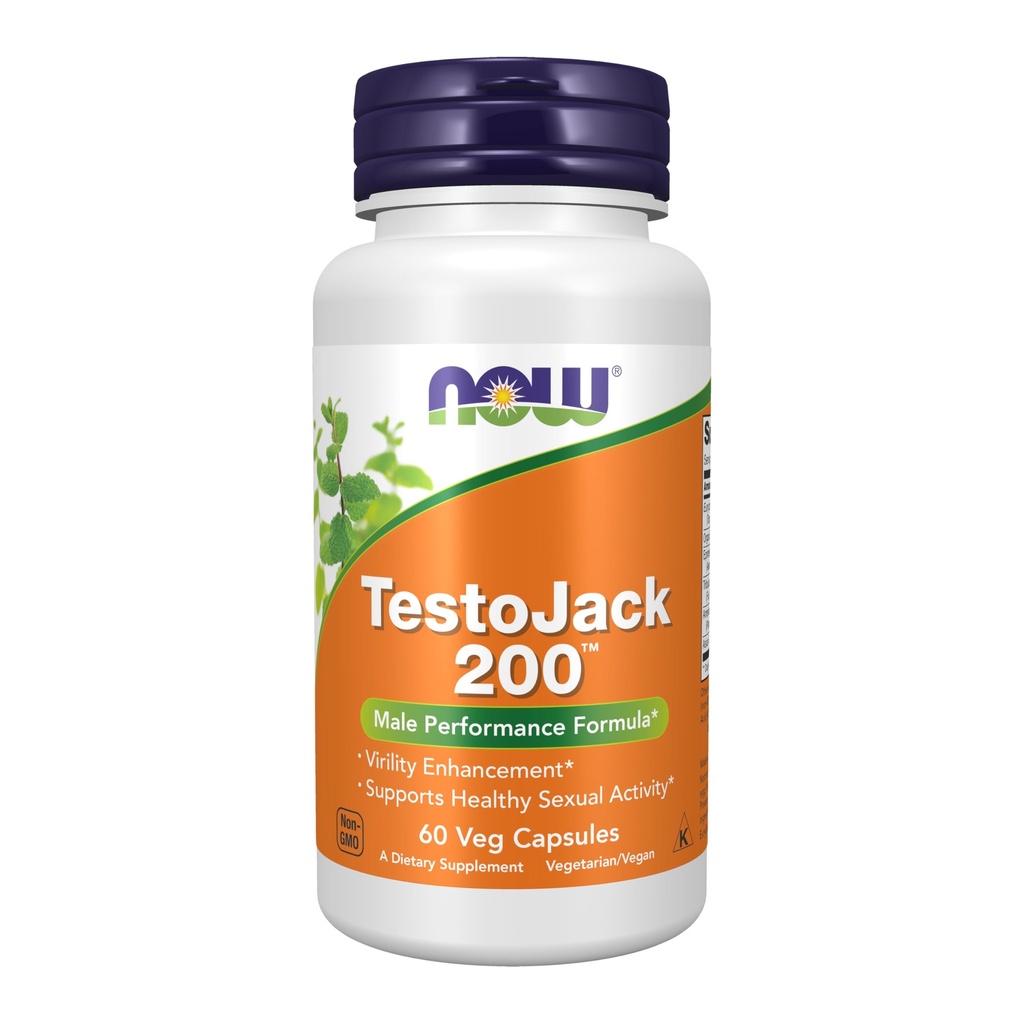 Now Foods Supplements, Testo JackTM 200 with Tongkat Ali, Tribulus, Maca and Horny Goat Weed, 60 Veg Capsules (英语:Testo JackTM 200 with Tongkat Ali, Tribulus, Maca and Horny Goat Weed, 60 Veg Capsules) 食品补充品, 与唐卡特·阿里(英语:Tongkat Ali, Tribulus, Tribulus), 马卡和霍尼·盖特(英语:Horny Goat Wed) 食品补充品, 60 Veg Capsules(英语: