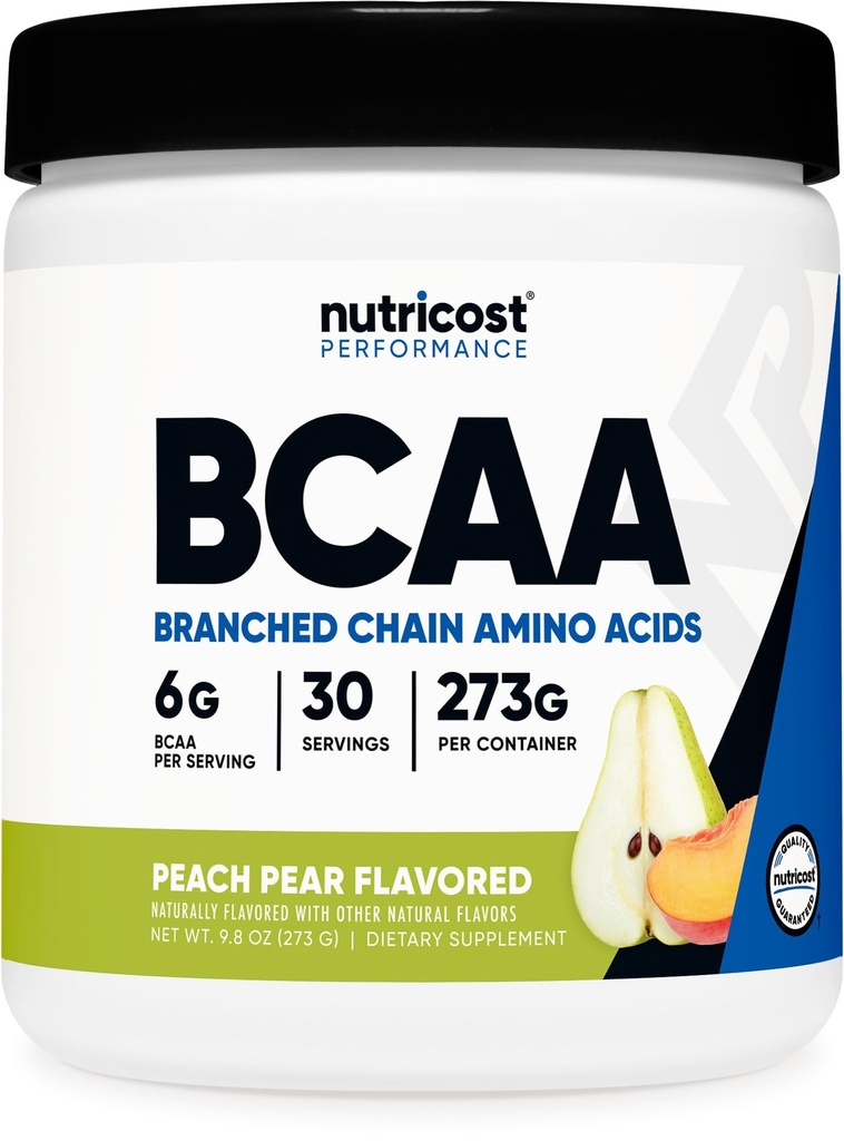 营养成本 BCAA 粉末 2:1:1(桃梨,30种服务) - 分支链氨酸