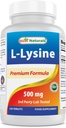 Best Naturals L-Lysine 500 mg 250 平板电脑(250个计数(2包))