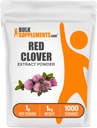 Bulk Assupports.com 红色克洛弗抽取粉剂 - Trifolium Pratense,红色克洛弗补充剂,草药补充剂 - Gluten Free, 每服1克, 1kg (2.2磅) (Pack of 1)
