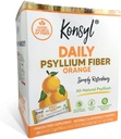 Konsyl日报 纤维橙 100% 天然lium 胡斯克粉 - 自然甜化 - Gluten Free - 30 packes
