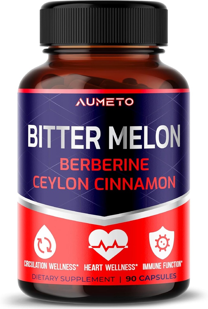 Bitter Melon Capsules - 以伯伯林锡兰锡桂增强循环井和免疫功能(90 Counter (Pack of 1))