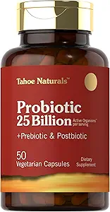Carlyle Prebiotic, Probiotic & Postbiotic = 25亿 CPU = 50 粉末药 = 男女消化健康 = 蔬菜和非GMO 补充品