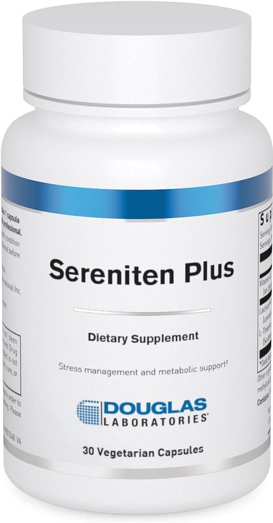 道格拉斯实验室 Sereniten Plus 支持代谢、压力管理、睡眠和科尔蒂索尔条例 30 Capsules
