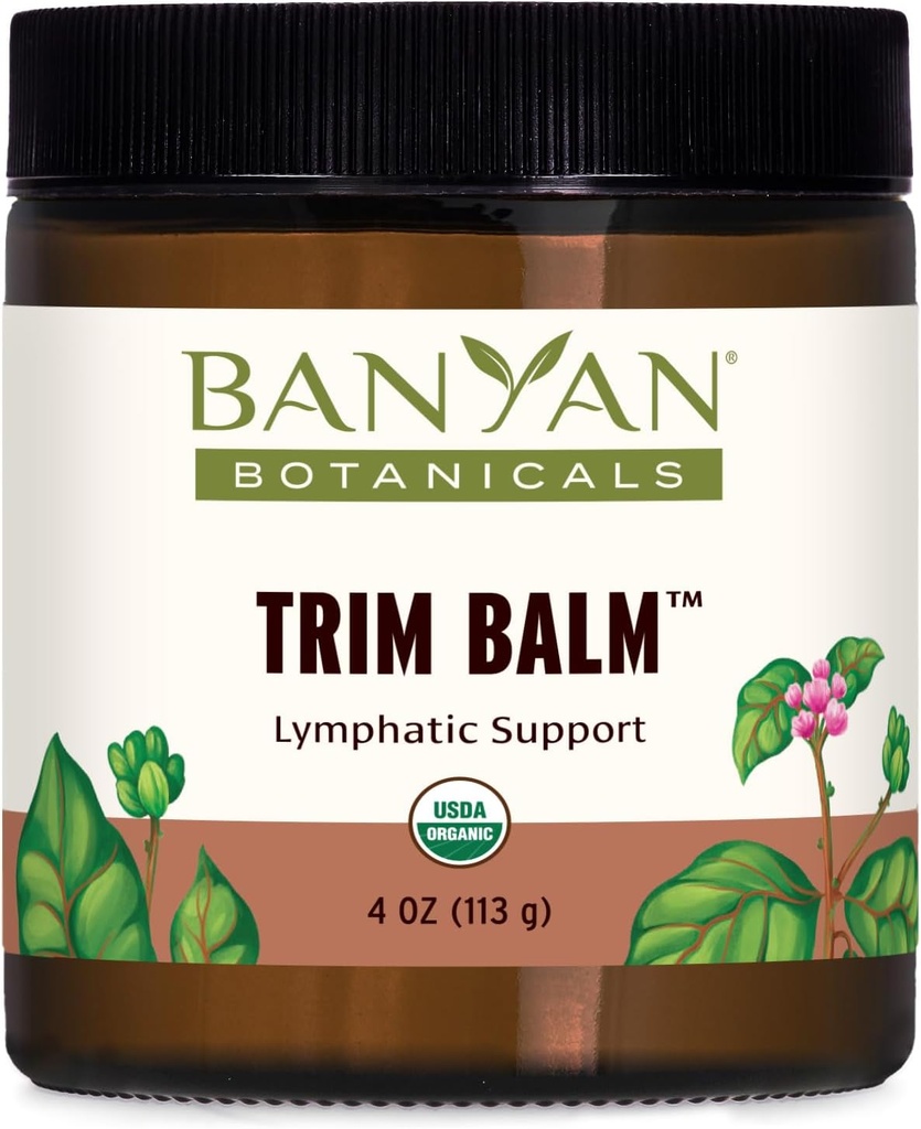 Banyan植物学 Trim Balm - 认证有机物, 4 oz - Chitrak and Guggulus 增代谢