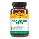 乡村生活 Maxi-Amino 配有16种自由形态氨基酸,180种蔬菜 Capsules, 认证 Gluten Free, 认证蔬菜