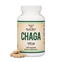 查加蘑菇 Capsules 120 Counter(1000mg 查加蘑菇/每服一次) 高在多糖沙加里得、Beta Glucans 和 Terpenoids - 在美国生长和制造, Vegan Safe, 有机双木