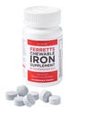 Ferrets Chewable Iron Supplement 18mg (Carbonyl Iron) - 60天供应柠檬-Lime Flavored Iron Chewables for Iron Defency - Gentle & 非辅助性铁 Supplement Chewables (60ct.) (英语).