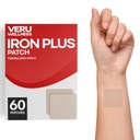 Veru Wellness Iron Plus 每日补丁 - 缺铁支持 - 血液水平和能量(60天)