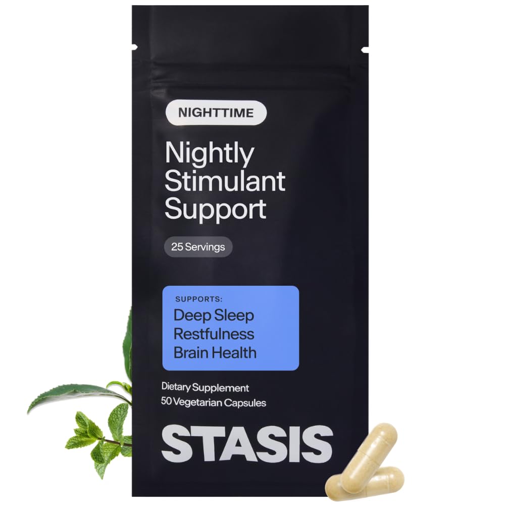 静夜 - 冷静和睡眠 与兴奋剂对等 - Skullcap, Magnolia Bark, Magnesium for Sleep, 以及 Astaxanthin 补充剂 - 25种服务