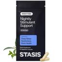 静夜 - 冷静和睡眠 与兴奋剂对等 - Skullcap, Magnolia Bark, Magnesium for Sleep, 以及 Astaxanthin 补充剂 - 25种服务