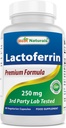 最佳自然剂 Lactoferrin 250 mg Veggie Capsule, 支持健康免疫功能 - 60个计数