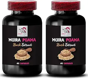 植物学驱动 - MUIRA PUARK EXTRACT - 主动生活方式支持,冒险准备,能量再平衡,草药觉醒,能量化 植物动力,能量协同公式2 瓶120 Capsules