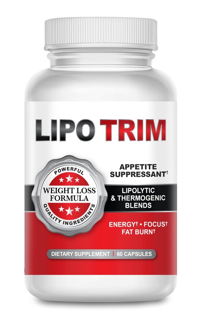 Lipo Trim - 高级 Lipogenical 热致性饮食药丸 — — 助力能量,增强焦点,以及加速脂肪损失 — 60 快速代理兴奋剂抑制剂 Capsules