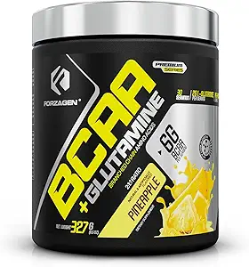Forzagen BCAAS 氨基酸加胶胺 BCAA 粉末 分链氨酸 补充粉末 BCAA 精益能 预选 - 健身后恢复 肌肉粉末 30种
