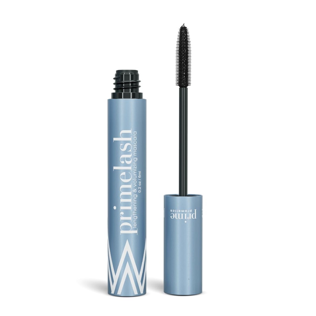 Prime Prometics PrimeLash Mascara for Girl Women – 挥发性,两件大衣中惊人的长度 – 长片,零片,假发性(黑色)