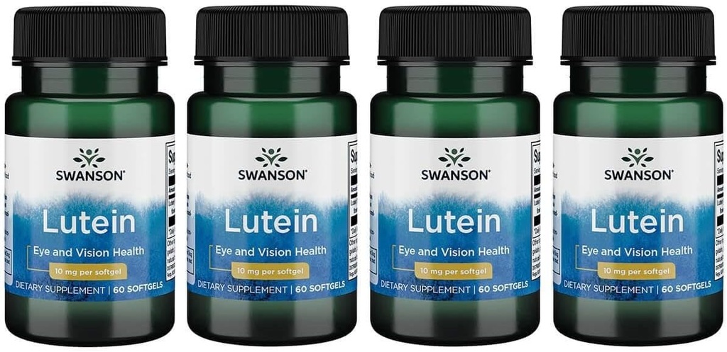 Swanson Lutein 10 毫克 60 Sgel(4 包)