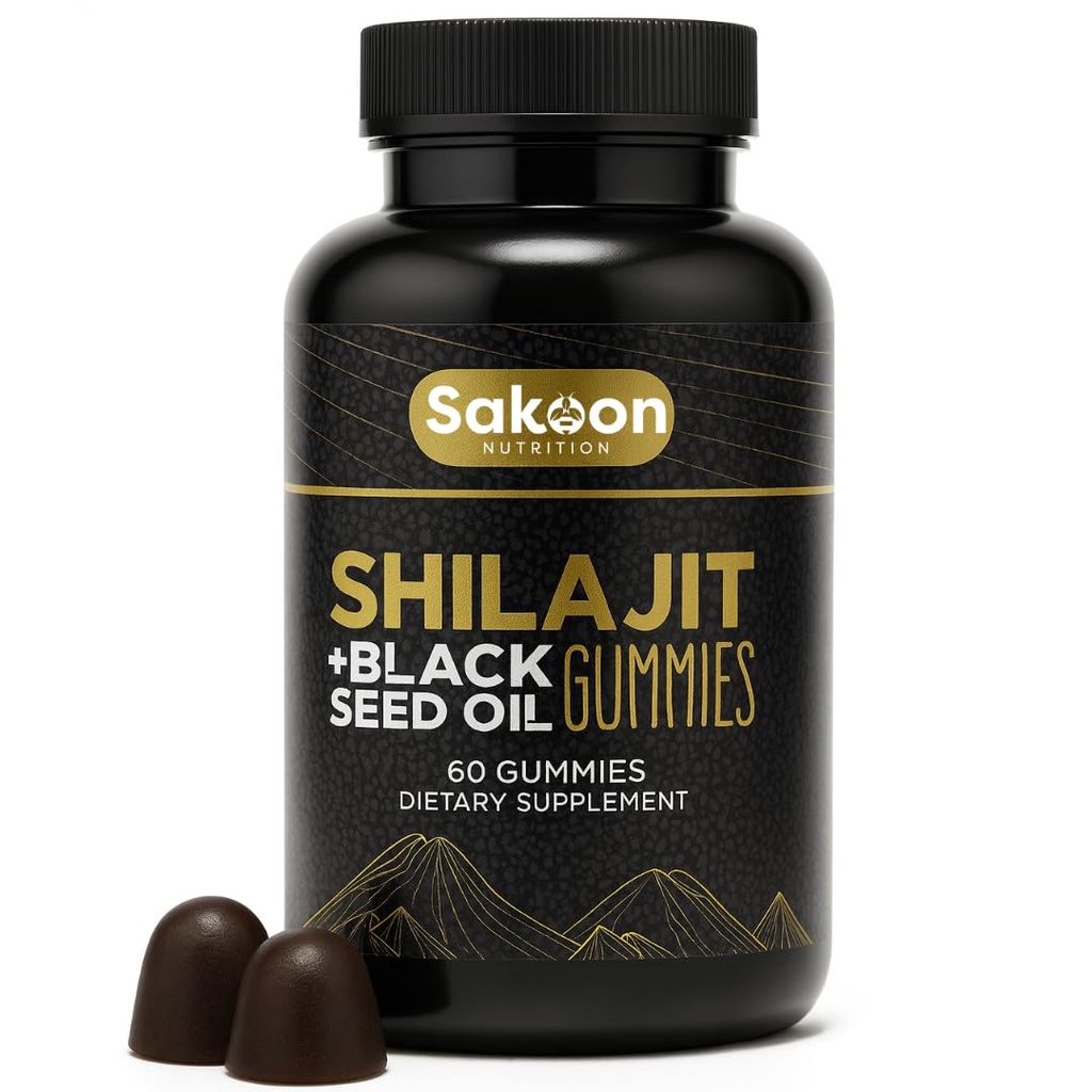 纯希拉吉特 纯希拉吉特 纯希拉吉特 纯黑种子油 高潜力纯希玛拉利安 Resin for Energy, Immune Support, 和认知功能, 实验室测试的 Chewables