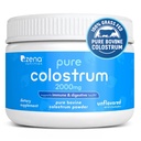 泽纳营养 Bovine Colostrum 粉末补充剂, 2000mg 纯 Colostrum, 支持Immune 和消化健康, 促进 Gut 健康, Keto, Gluten Free, Fat Free, Grass Fed, 不受欢迎, 30 服务