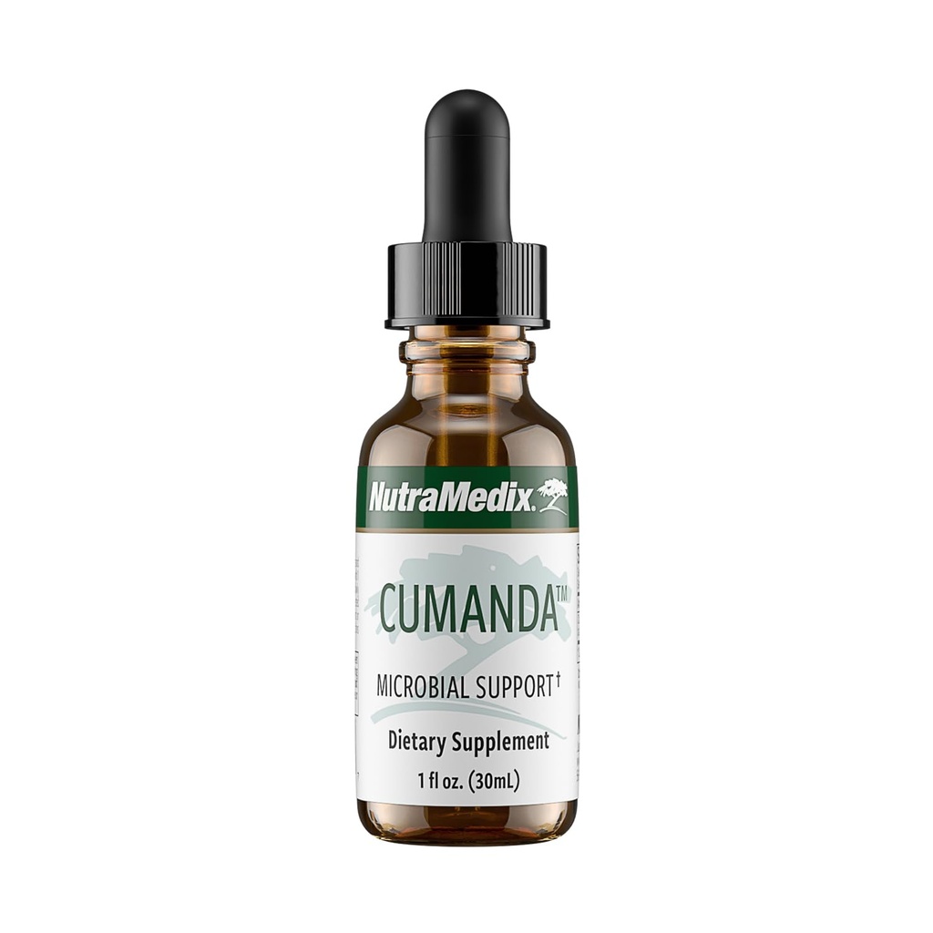 NutraMedix Cumanda 液态免疫支持补充剂 -- -- 草药叮当,促进男女的微生物、消化和固态健康 -- -- 用Huacapurana树条提取剂制作(1oz / 30毫升)