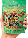 Kava Kava Gummys 50mg – 强势诺贝尔卡瓦 配有50mg的卡瓦拉科酮用于冷静和放松 – 无酒精 – 快动作斐济 卡瓦根提取 – 根啤酒火焰 – 15 Counter