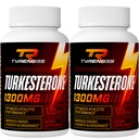 Turkesterone 补编 1300mg 超强强度(Ajuga Turkestanica 提取 Std.至20% Turkesterone),用于Athletic Performance & Muscle Mass,240 Capsules