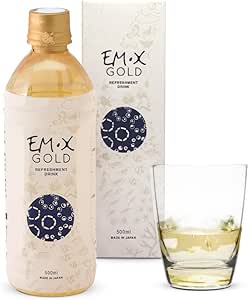 TeraGanix EM-X Gold Prebiotic, Anti Angineering drink, Dr. Formulated, Gut Flora 健康饮料(50天供应),液体抗氧化剂补充剂,平衡pH(500mL)